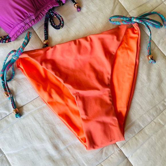 KOOEY by Scherri-Lee Australia Miss You Bikini Bottom NWOT Orange XS - Picture 8 of 12